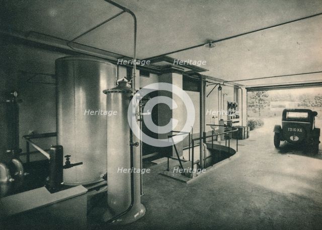 'Garage of a Private House at Garches, near Paris. Architects, Le Corbusier and Pierre Jeanneret', 1 Artist: Unknown.