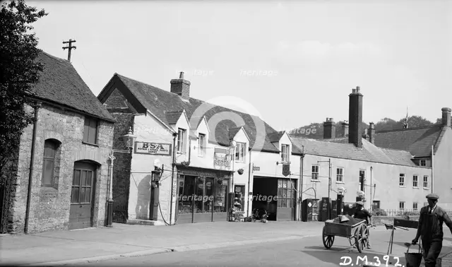 Garage, South Street, Sherborne, Dorset, 1939. Artist: Robin W McDowall.