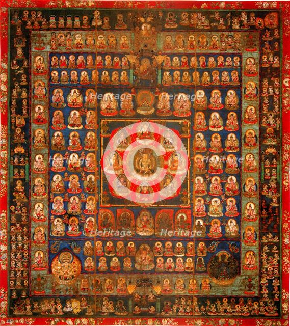 Garbhadhatu Mandala, 8th/9th century. Artist: Anonymous  