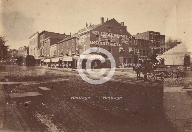 Gardner's Gallery, 7th and D Streets, Washington, D.C., 1864. Creator: Alexander Gardner.