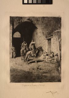 Garde de la Casbah a Tetuan. Creator: Mariano Fortuny y Carbó (Spanish, 1838-1874)