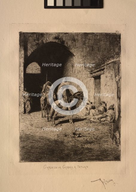 Garde de la Casbah a Tetuan. Creator: Mariano Fortuny y Carbó (Spanish, 1838-1874).