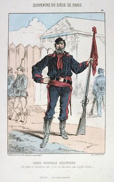 Garde Nationale Sedentaire Siege of Paris, 1870-1871. Artist: Anon