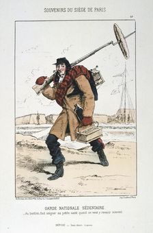 Garde Nationale Sedentaire Siege of Paris, 1870-1871. Artist: Anon