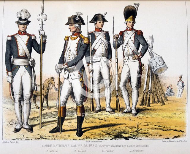 Garde Nationale Soldée de Paris Artist: Francois Cudet