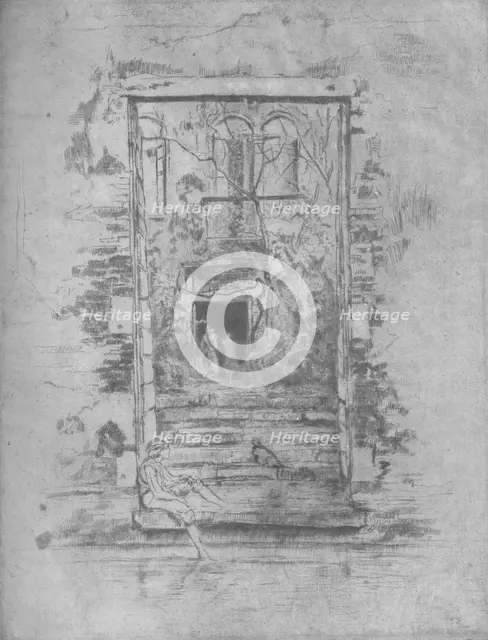 'Garden', 1880, (1904). Artist: James Abbott McNeill Whistler.