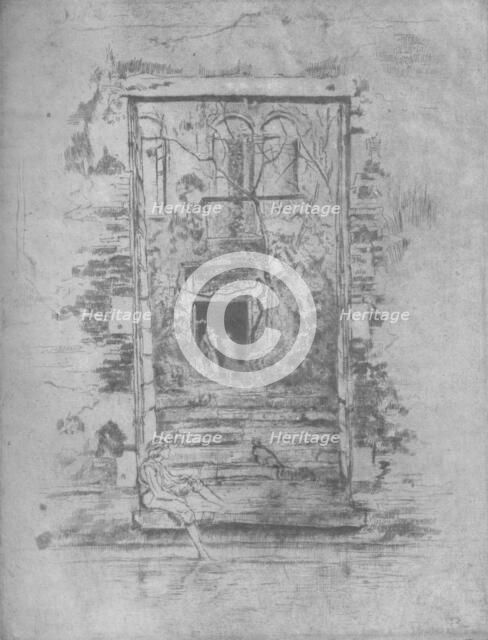 'Garden', 1880, (1904). Artist: James Abbott McNeill Whistler.