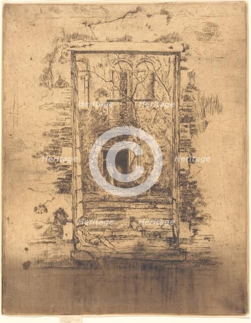 Garden, 1880. Creator: James Abbott McNeill Whistler.