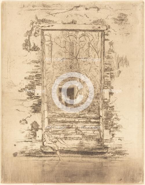 Garden, 1880. Creator: James Abbott McNeill Whistler.