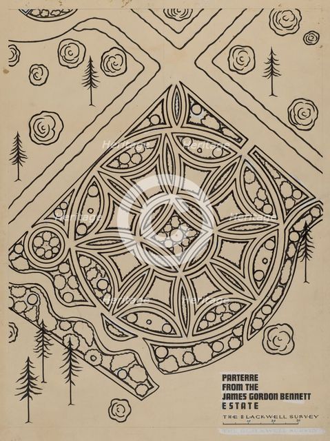 Garden, 1935/1942. Creator: Unknown.