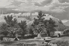 Garden of Olives, Jerusalem, 1840. Creator: Aubert