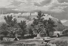 Garden of Olives, Jerusalem, 1840. Creator: Aubert