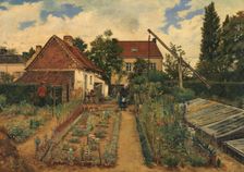 Garden of a Florist, 1864. Creator: Henri Jean Augustin de Braekeleer