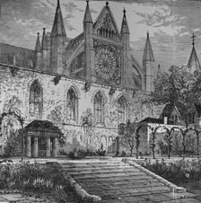 Garden of Ashburnham House 1890