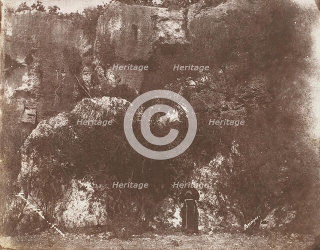 Garden of Selvia, Syracuse, Sicily, 1846. Creator: George Wilson Bridges.