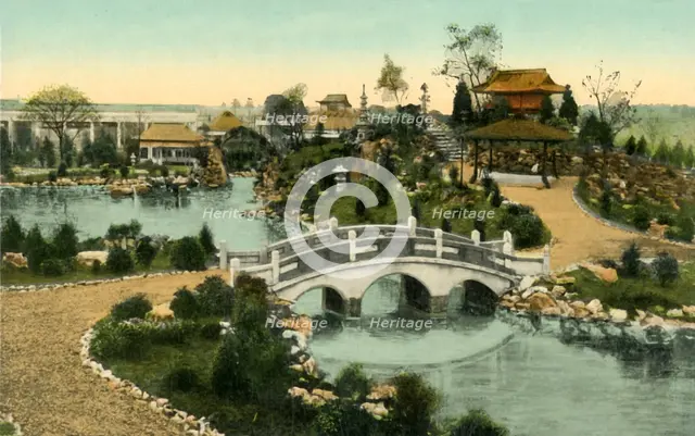 Garden of the Floating Isle, Coronation Exhibition, London, 1911. Creator: Unknown.