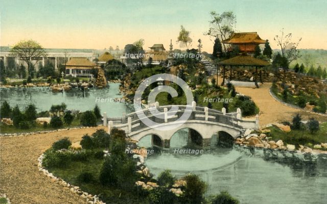Garden of the Floating Isle, Coronation Exhibition, London, 1911. Creator: Unknown.