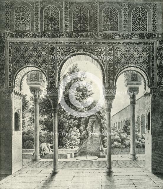 'Garden of the Generalife', 19th century, (1907).  Creator: Unknown.