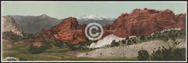 Garden of the Gods, the Gateway, Colorado, c1898. Creator: William H. Jackson.