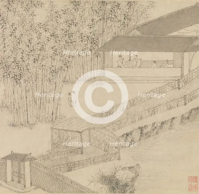 Garden of the Inept Administrator, 1551. Creator: Wen Zhengming.