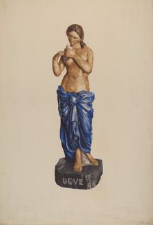 Garden or Circus Figure, c. 1940. Creator: Robert Barton