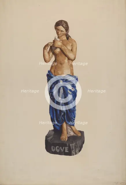Garden or Circus Figure, c. 1940. Creator: Robert Barton.