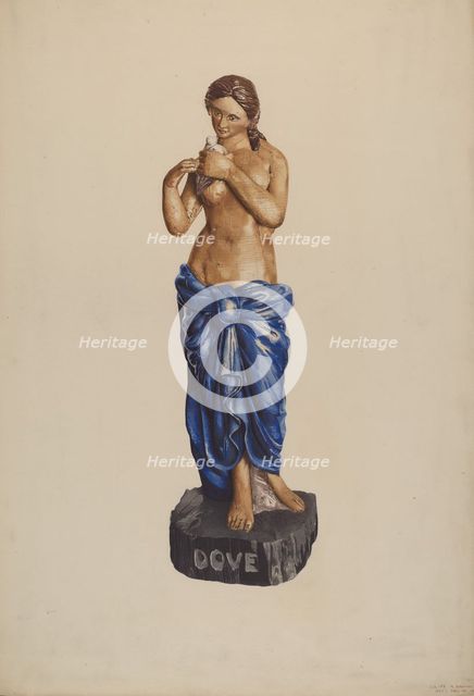 Garden or Circus Figure, c. 1940. Creator: Robert Barton.