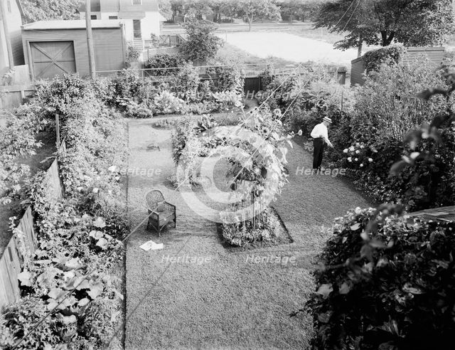 Garden at 124 E. Euclid Avenue, Detroit, Mich., between 1905 and 1915. Creator: Unknown.