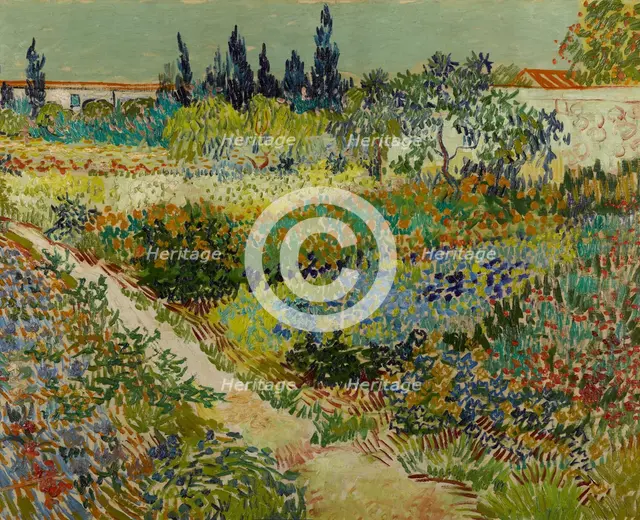 Garden at Arles, 1888. Artist: Gogh, Vincent, van (1853-1890)