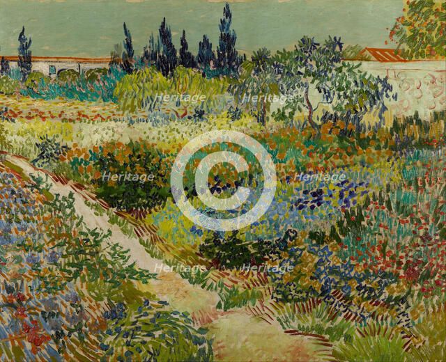 Garden at Arles, 1888. Artist: Gogh, Vincent, van (1853-1890)