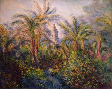Garden at Bordighera, Impression of Morning, 1884. Creator: Claude Monet