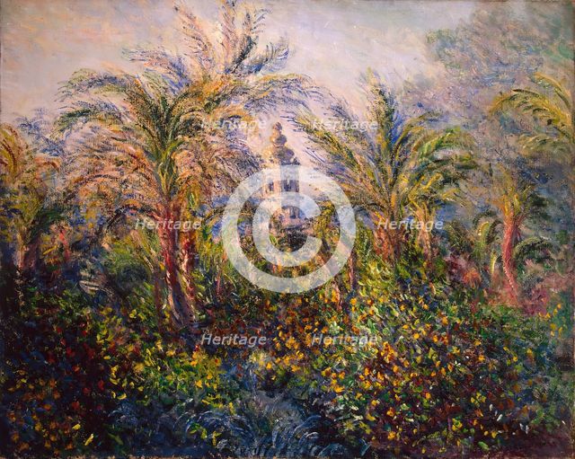 Garden at Bordighera, Impression of Morning, 1884. Creator: Claude Monet.