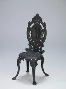 Garden chair, about 1860-1870. Creator: Unknown
