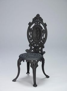 Garden chair, about 1860-1870. Creator: Unknown