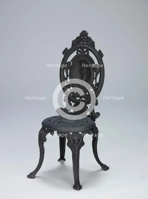 Garden chair, about 1860-1870. Creator: Unknown.