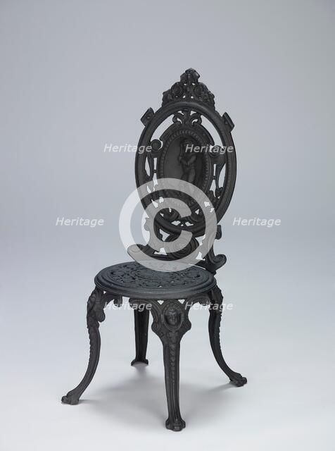Garden chair, about 1860-1870. Creator: Unknown.