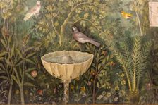 Garden (Detail). Fresco from The House of the Golden Bracelet (Casa del Bracciale d'Oro), 1st H. 1st Creator: Roman-Pompeian wall painting