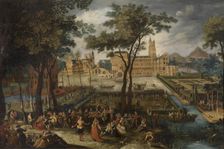 Garden Festival, 1599-1601. Creator: Anon