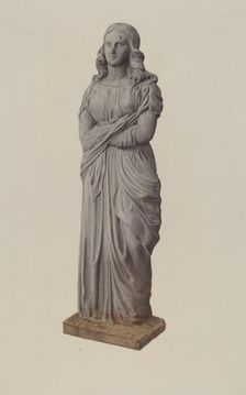 Garden Figure, 1935/1942. Creator: Unknown