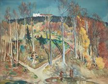 Garden (forest slope near Maria Taferl in the Wachau), around 1914/1915. Creator: Julian Falat