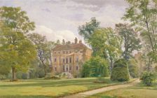 Garden front of Wandsworth Manor House, St John's Hill, Wandsworth, London, 1887. Artist: John Crowther