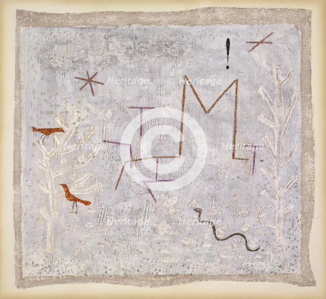 Garden Gate K, 1932. Creator: Klee, Paul (1879-1940).