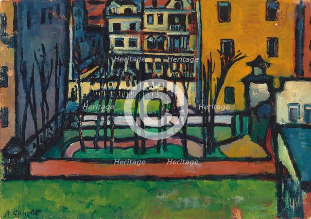 Garden I, 1910. Creator: Kanoldt, Alexander (1881-1939).
