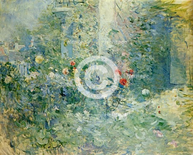 Garden in Bougival (Le jardin à Bougival), 1884. Artist: Morisot, Berthe (1841-1895)