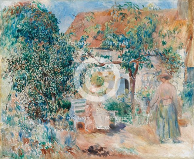 Garden in Brittany, 1886.