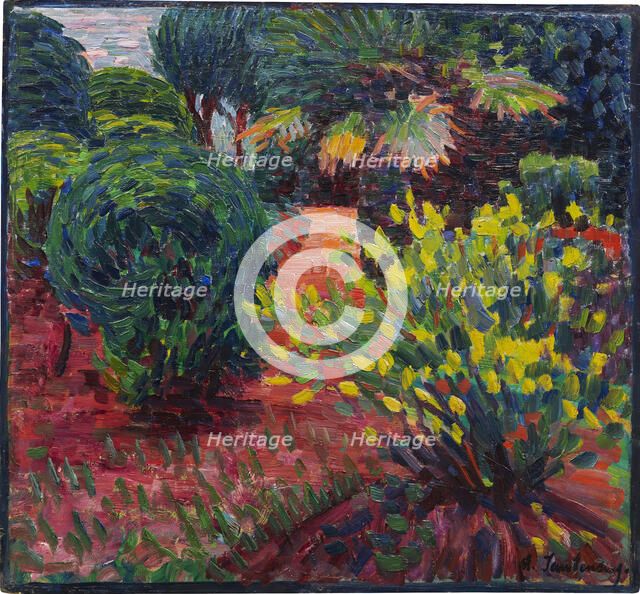 Garden in Carantec, 1906. Creator: Javlensky, Alexei, von (1864-1941).
