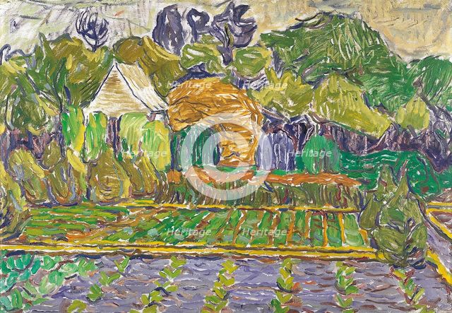 Garden in Soest. Artist: Rohlfs, Christian (1849-1938)