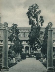 Garden in the Museum of the Baths of Diocletian, Rome, Italy, 1927. Artist: Eugen Poppel