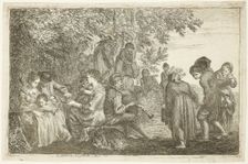 Garden Party, n.d. Creator: Pierre Parrocel