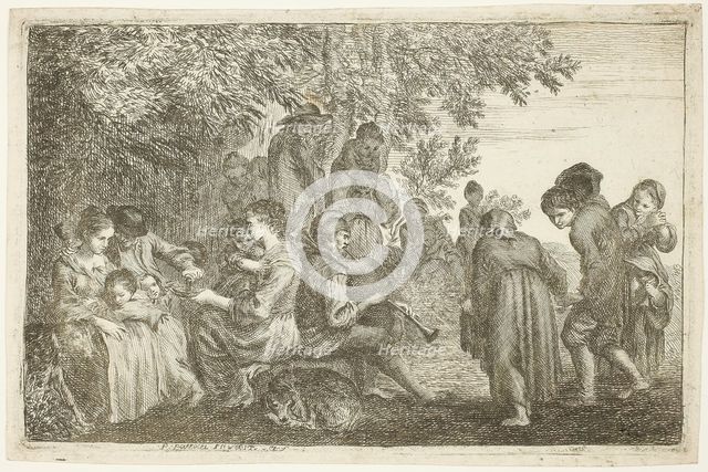 Garden Party, n.d. Creator: Pierre Parrocel.